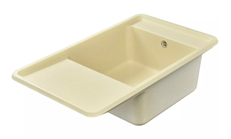 Мойка для кухни Акватон Беллис 87 см шампань 1A724832BS290 (детальная фотография), из искусственного мрамора