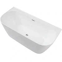 Ванна акриловая Allen Brau Priority 3, 170 х 78 см, слив-перелив в комплекте, белая матовая, 2.31003.21