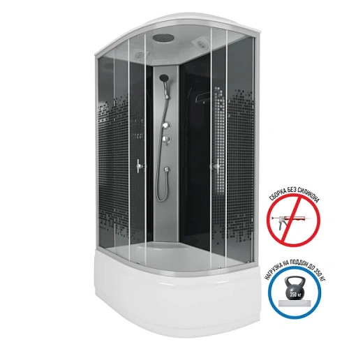 Душевая кабина Niagara Eco 120х80 см левая - фото 3
