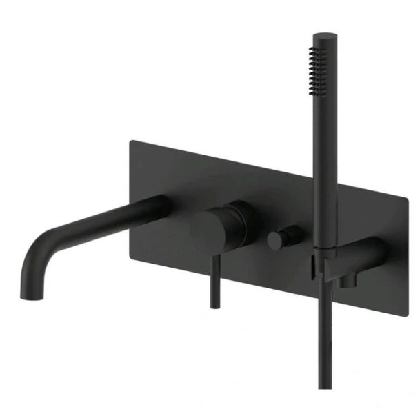 Смеситель для ванны Paffoni Light с внутренней частью LIG001NO (детальная фотография)