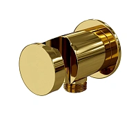 Подключение для душевого шланга WasserKRAFT глянцевое золото