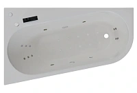Гидромассажная ванна Радомир Вальс Прима 1-83-2-1-0-352/1-83-2-2-0-352, 160 x 95 см, L/R, рама-подставка, фронтальная панель, слив-перелив, гидромассаж Люкс хром КУ 400, датчик уровня воды, turbo pool, озонатор, хромотерапия, радио, массаж спины, ступней,