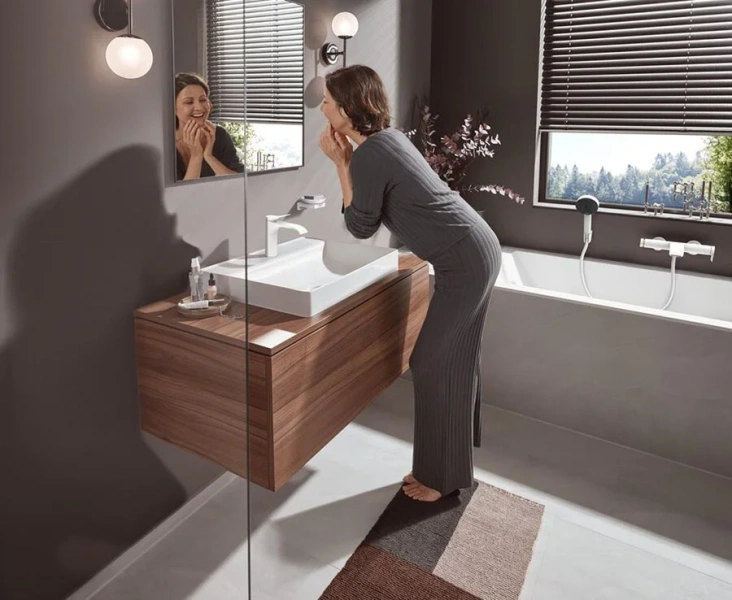 Лейка для душа Hansgrohe Pulsify белая матовая 24100700 (детальная фотография) index_1