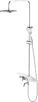 Душевая стойка Lemark Tropic хром
