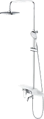 Душевая стойка Lemark Tropic хром