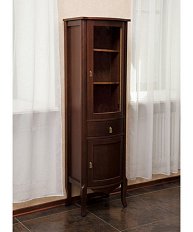 Шкаф, цвет орех матовый, фурнитура бронза, La Beaute Marian