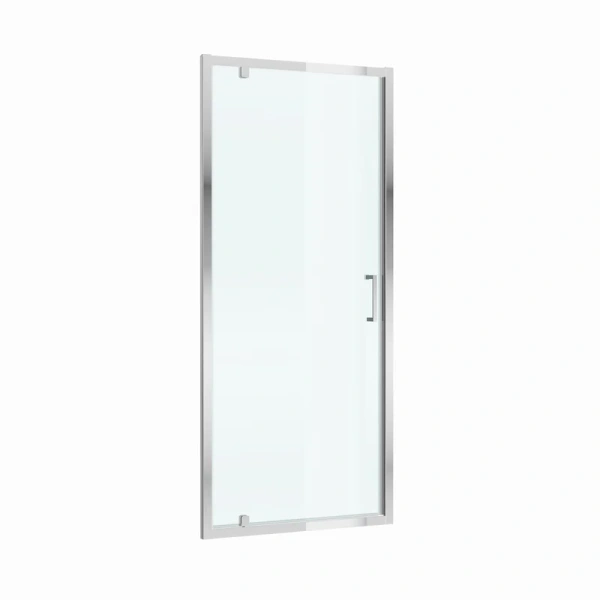 Душевая дверь в нишу Cezares Molveno 90 см с прозрачным стеклом MOLVENO-BA-1-90-C-Cr-IV (детальная фотография), недорогие, в нишу, стеклянные