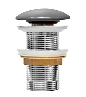 Донный клапан IDDIS Optima Home серый матовый