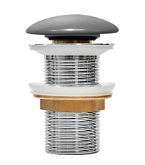 Донный клапан IDDIS Optima Home серый матовый