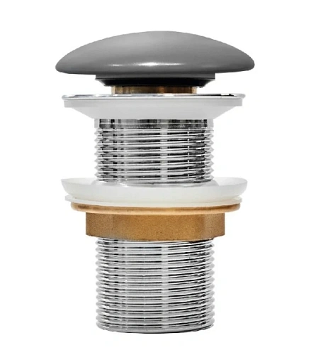 Донный клапан IDDIS Optima Home серый матовый - фото 3