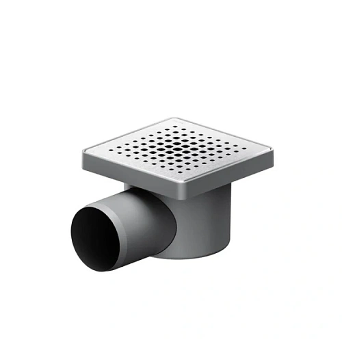 Душевой трап Am.Pm PrimeFlow 10 см хром матовый - фото 1