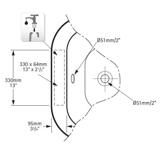 Ванна Victoria&Albert Hampshire HAM-N-SW, белая, 170 х 80 см HAM-N-SW+FT-HAM-BN (детальная фотография), квариловые