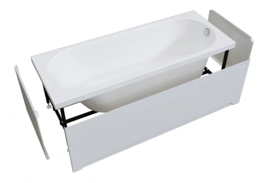 Акриловая ванна Радомир Виктория лайт 2-01-0-0-1-257Р, 150 x 70 см, каркас разборный в комплекте, белая (детальная фотография), 150х70