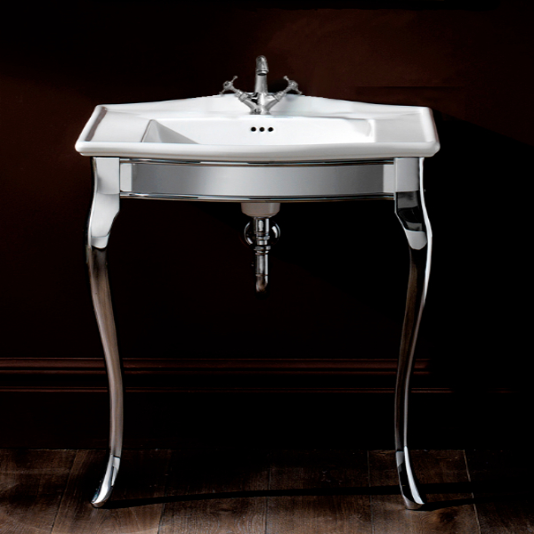 Раковина консоль Devon & Devon Westminster IBLI(1)F 70 см 1 отверстие под смеситель (детальная фотография)