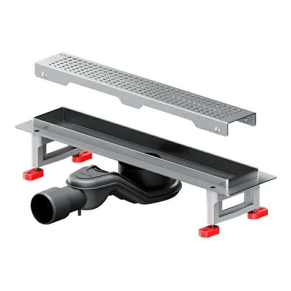 Душевой лоток Am.Pm MasterFlow 40 см хром матовый W01SC-P11-040-01SB (детальная фотография), матовый хром