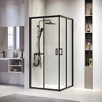 Душевой уголок RGW Passage PA-39B 90х90 см профиль черный