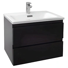 Тумба под раковину подвесная Jacob Delafon Madeleine 60 см черная глянцевая