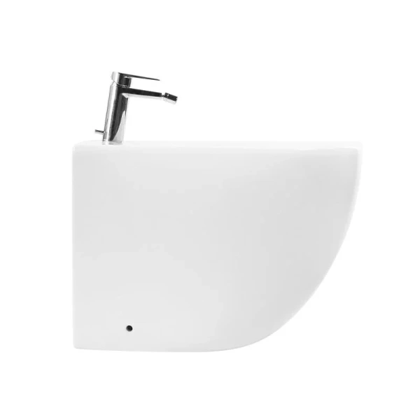 Биде напольное BelBagno Sfera-R с горизонтальным выпуском BB2141B (детальная фотография), современные, hi-tech