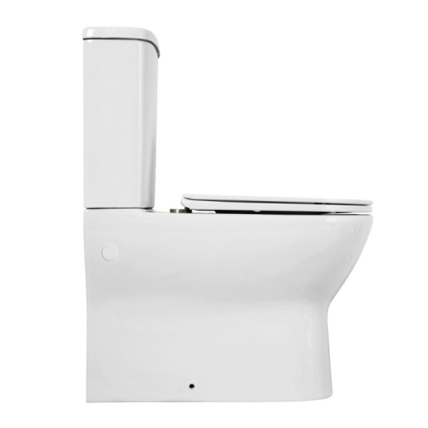 Чаша для унитаза-компакта BelBagno Energia белая BB8134CPR/SC (детальная фотография), фаянс, керамика