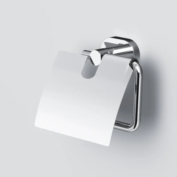 Держатель для туалетной бумаги Am.Pm Sense с крышкой хром A74341400 (детальная фотография), в наличии
