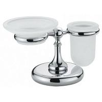 Держатель стакана и мыла для ванной хром  Bagno & Associati Regency RE 773 51 CR
