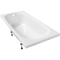 Ванна акриловая Diwo Анапа 150 x 70 см, с каркасом, цвет белый, Щ0000055219/Щ0000048581