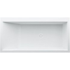 Ванна из материала Sentec Laufen Kartell 170х86 см с подсветкой перелива