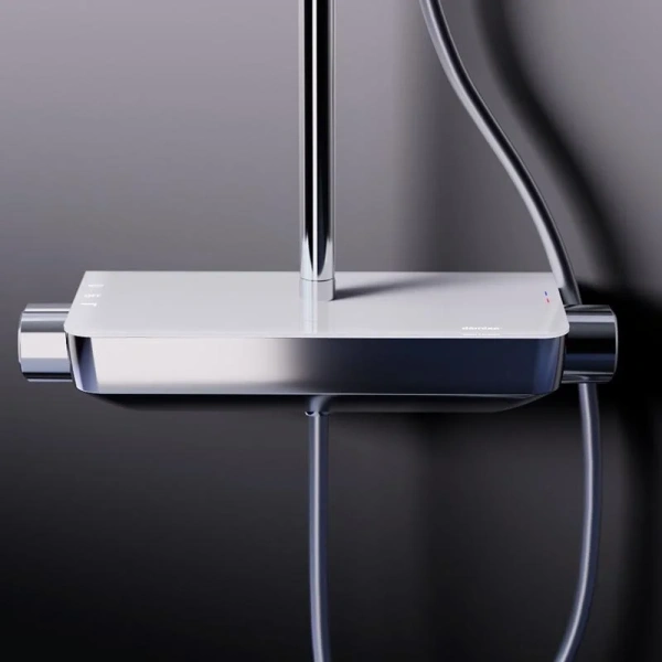 Душевая стойка Damixa Scandinavian Pure хром 936780000 (детальная фотография), рычажные