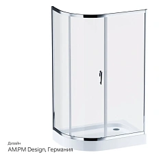 Душевой уголок Am.Pm Like W83G-302U120 120х80 см раздвижная дверь