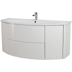 Тумба под раковину подвесная Cezares Eden 121 см Bianco lucido