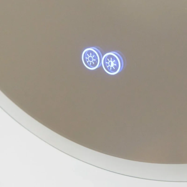 Зеркало с подсветкой Cezares 50 см с сенсорным выключателем CZR-SPC-ELS-500-950-RGB-TCH (детальная фотография), сенсорное