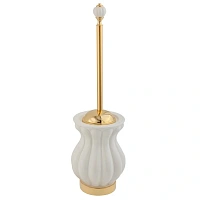 Ершик Migliore Olivia белая керамика, золото