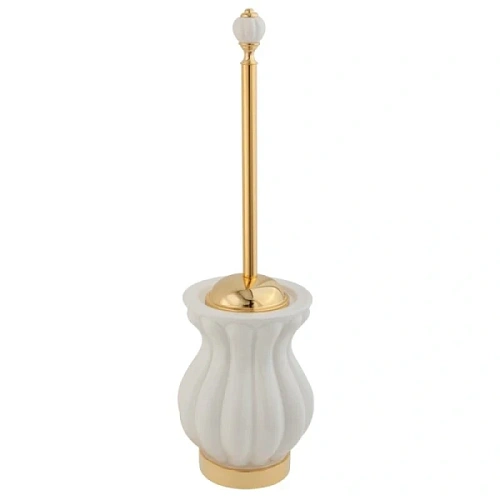 Ершик Migliore Olivia белая керамика, золото - фото 3