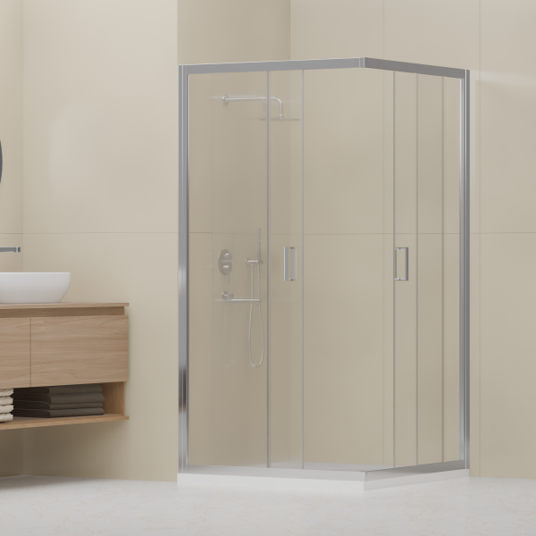 Душевой уголок RGW Classic CL-34 90x90 см профиль хром 32093499-11 (детальная фотография), квадратные