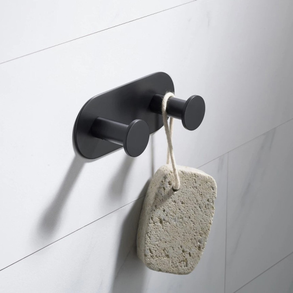 Крючок для ванной Timo Saona черный 13014/03 (детальная фотография), современные, hi-tech