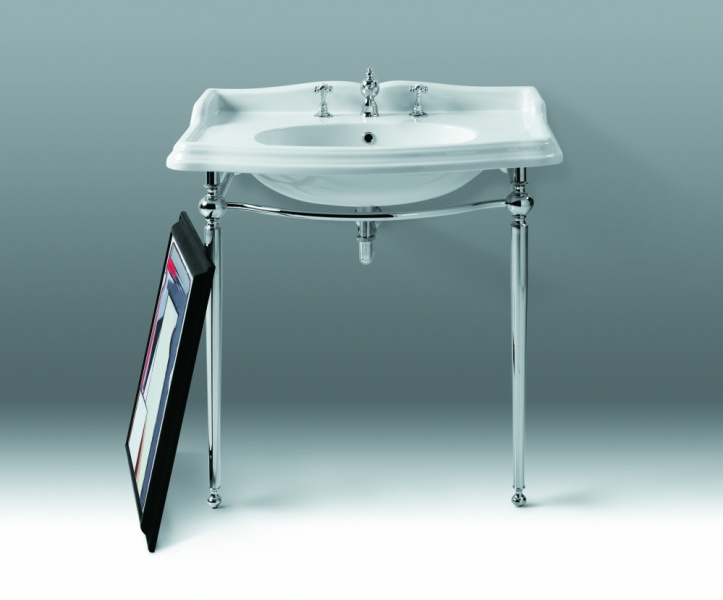 Раковина консоль Simas Arcade AR 874 105 см напольная (детальная фотография), классические, ретро