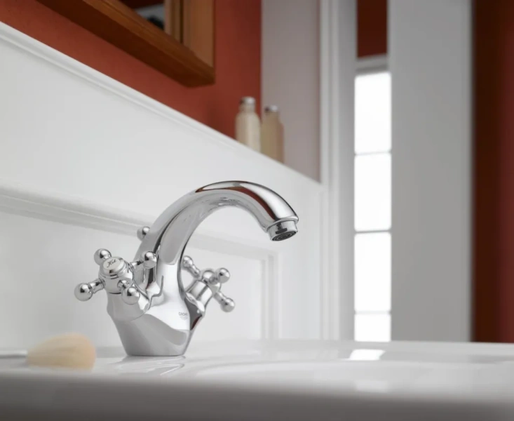 Смеситель для раковины Grohe Sinfonia 21012 (детальная фотография), для раковины