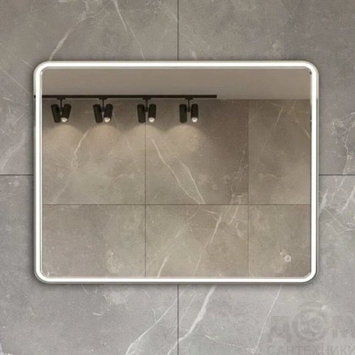 Зеркало с подсветкой Vincea 90 см c сенсорным выключателем и диммером, без окантовки - фото 2