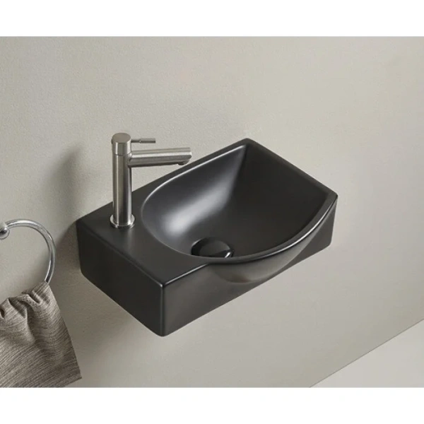 Раковина GID Suspendido Bm9276R 41 см правосторонняя 62205R (детальная фотография), подвесные, пристенные