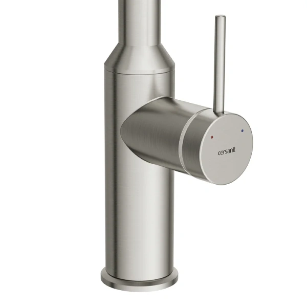 Смеситель для кухни Cersanit Flavis сатин 68241 (детальная фотография), матовый хром