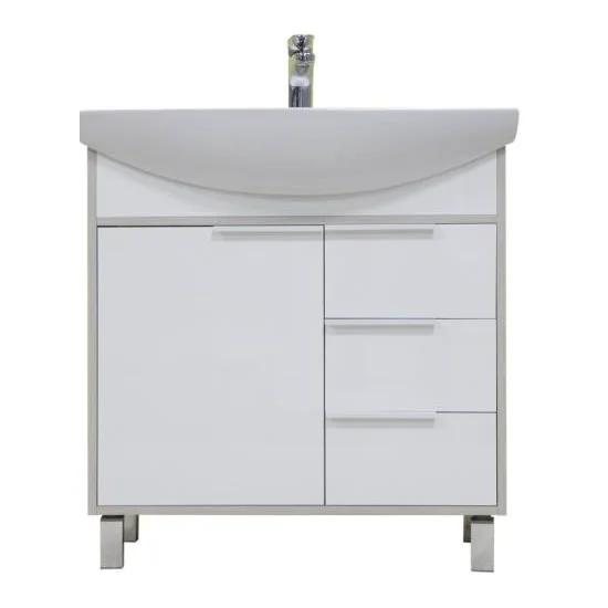 Тумба с раковиной напольная Акватон Рико 1A215401RIB90 80 см петли с доводчиком (детальная фотография)