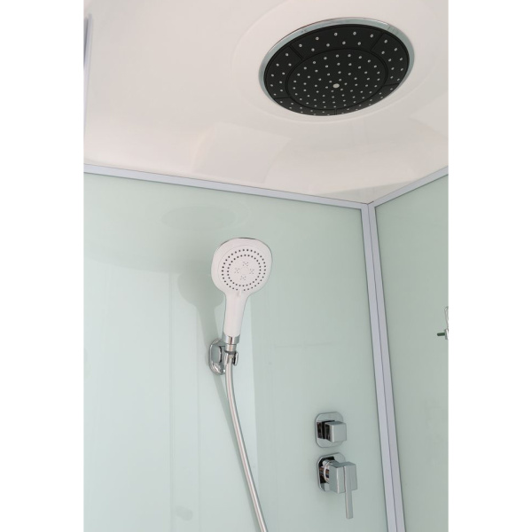 Душевая кабина Black&White Galaxy G8501 90x90 см профиль хром 8501900 (детальная фотография), 90х90