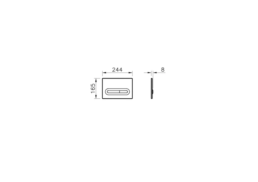 Унитаз с инсталляцией VitrA Integra кнопка хром 9856B003-7206 (детальная фотография) index_1