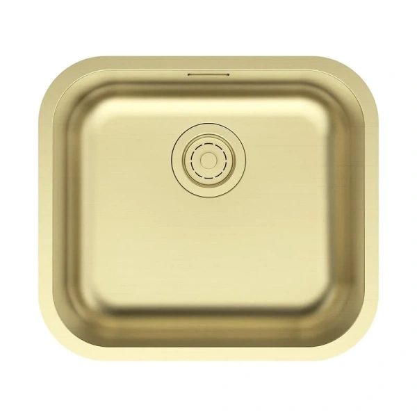Мойка для кухни Paulmark Vello 48 см светлое золото VE48-LG (детальная фотография)