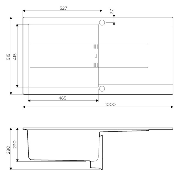Схема (детальная фотография), врезные