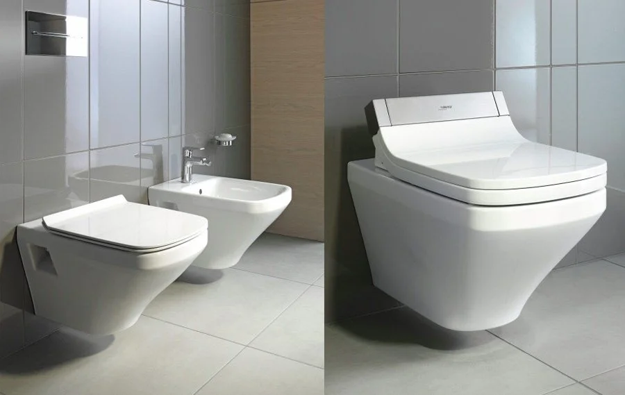 Унитаз подвесной компакт Duravit Durastyle 253909, 254109 (детальная фотография), подвесные, встраиваемые