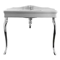 Раковина консоль Devon & Devon Colette 109 см ножки металлические, хром