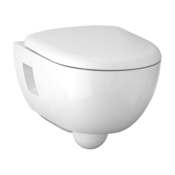 Унитаз подвесной Geberit Renova с сиденьем микролифт 500.800.00.1 (детальная фотография)