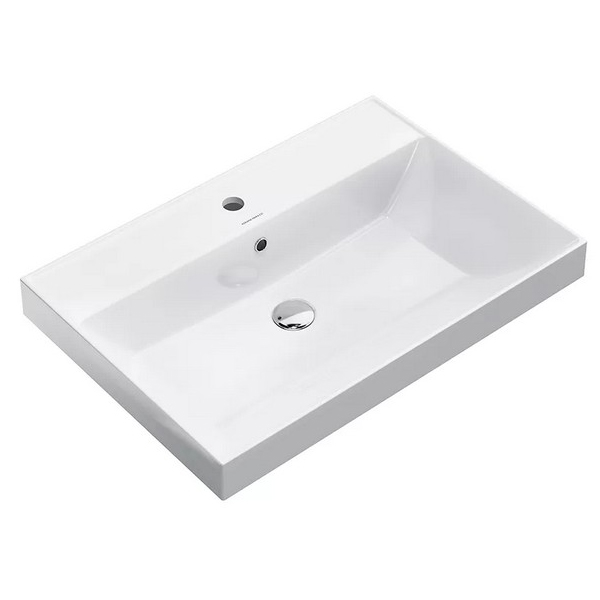 Раковина Kerama Marazzi Cubo 70 см с крепежом CU.wb.70 (детальная фотография)