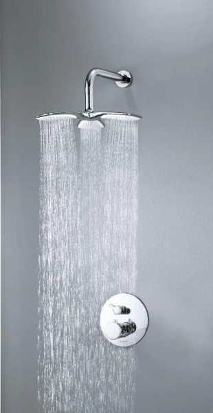 Верхний душ Kludi Fizz хром 6757805-00 (детальная фотография), современные, hi-tech